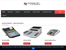 Tablet Screenshot of manuel-timisoara.ro